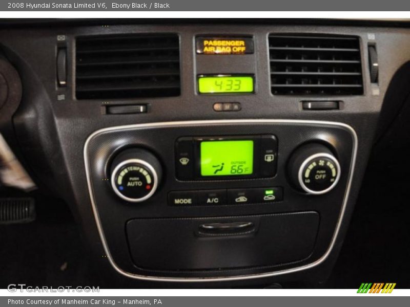 Ebony Black / Black 2008 Hyundai Sonata Limited V6