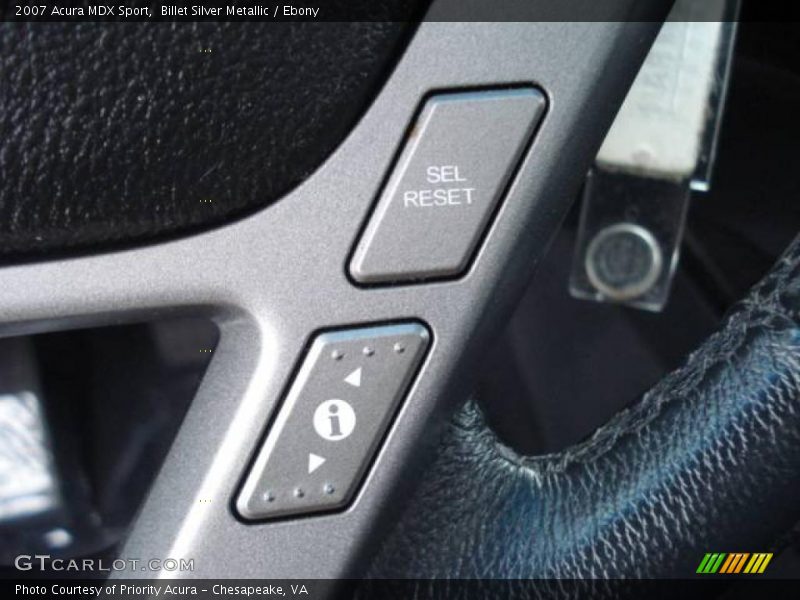 Billet Silver Metallic / Ebony 2007 Acura MDX Sport