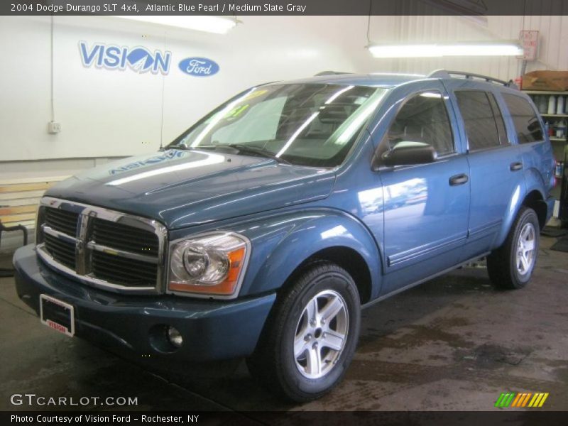 Atlantic Blue Pearl / Medium Slate Gray 2004 Dodge Durango SLT 4x4