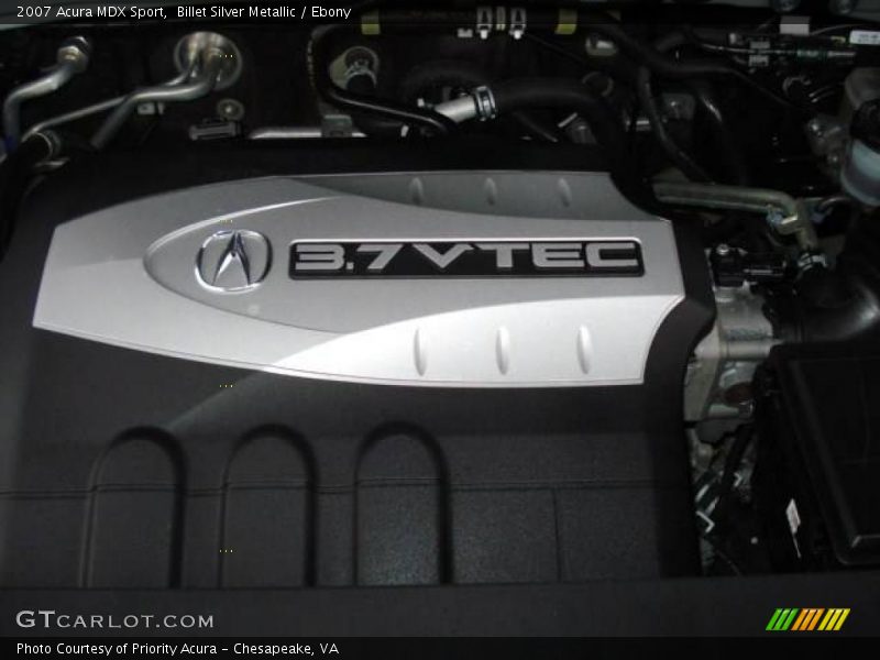 Billet Silver Metallic / Ebony 2007 Acura MDX Sport