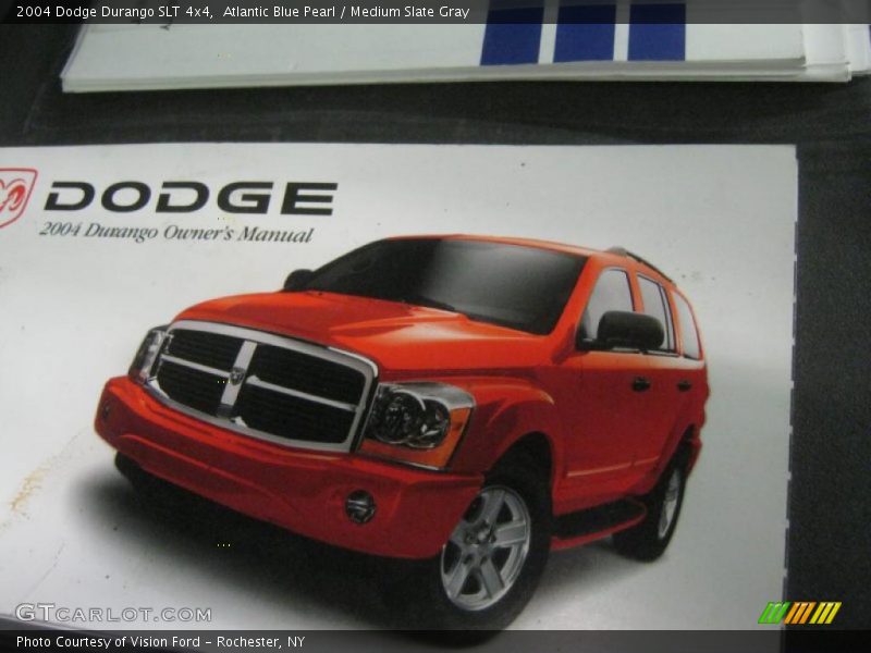 Atlantic Blue Pearl / Medium Slate Gray 2004 Dodge Durango SLT 4x4
