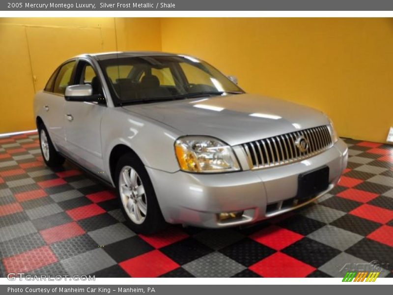 Silver Frost Metallic / Shale 2005 Mercury Montego Luxury