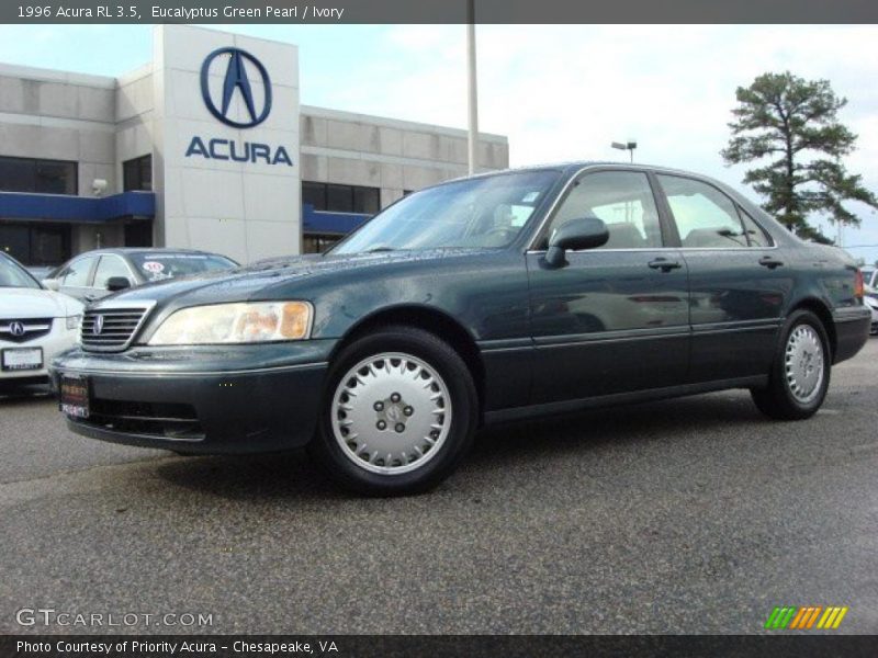 Eucalyptus Green Pearl / Ivory 1996 Acura RL 3.5