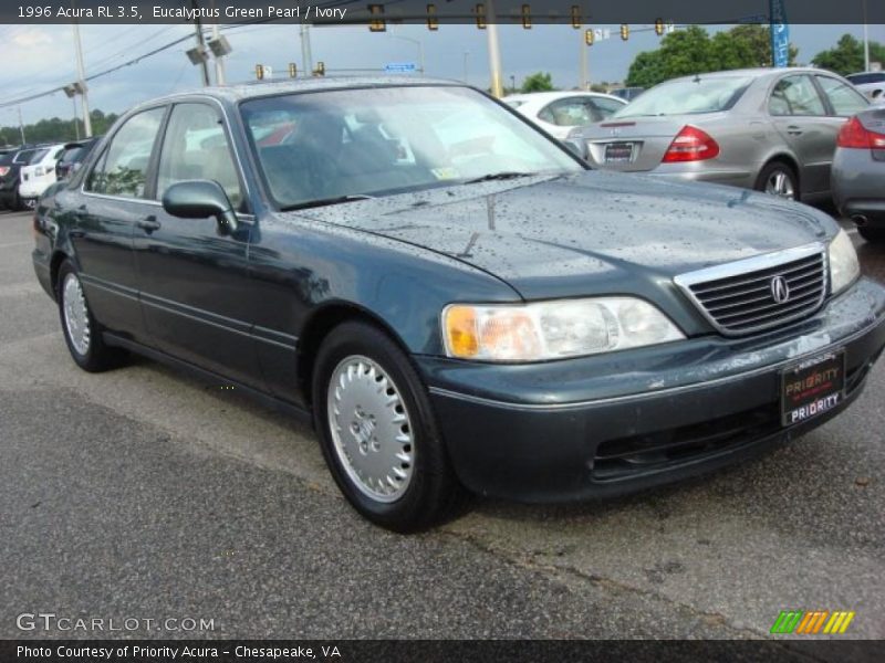 Eucalyptus Green Pearl / Ivory 1996 Acura RL 3.5