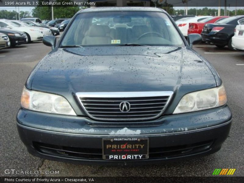 Eucalyptus Green Pearl / Ivory 1996 Acura RL 3.5