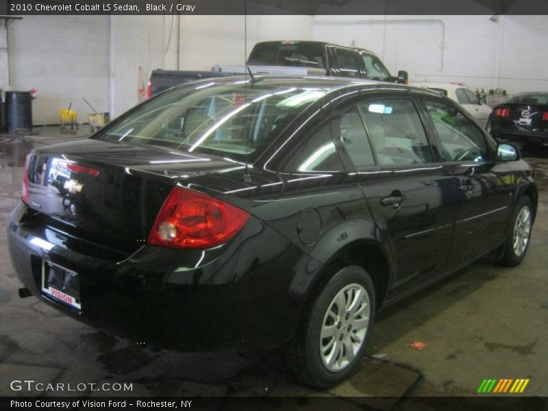 Black / Gray 2010 Chevrolet Cobalt LS Sedan