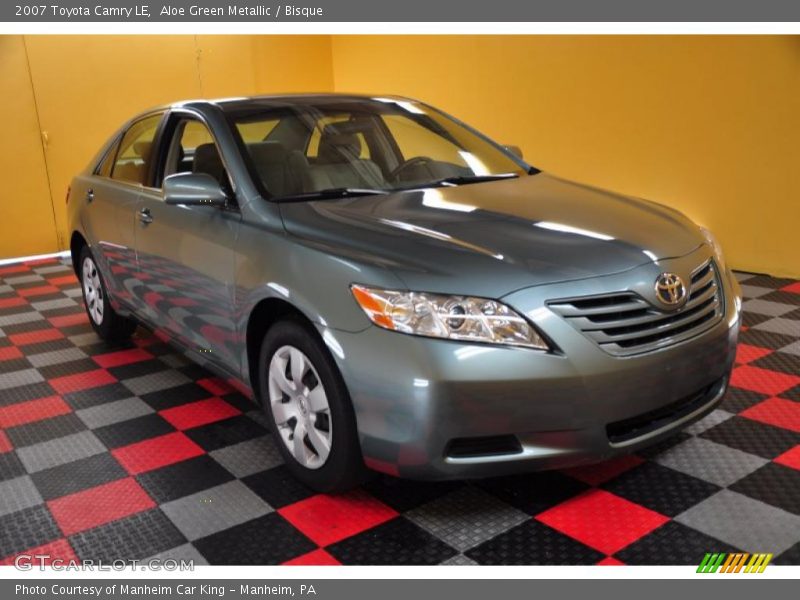 Aloe Green Metallic / Bisque 2007 Toyota Camry LE