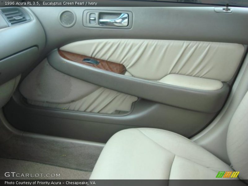 Eucalyptus Green Pearl / Ivory 1996 Acura RL 3.5