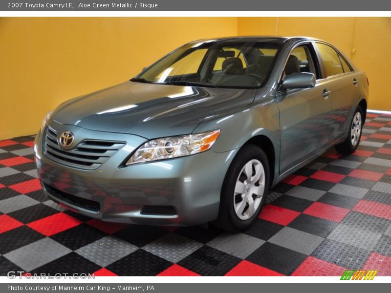 Aloe Green Metallic / Bisque 2007 Toyota Camry LE