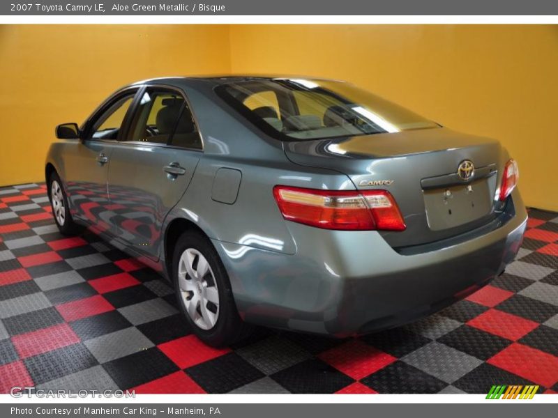 Aloe Green Metallic / Bisque 2007 Toyota Camry LE