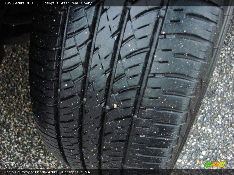Eucalyptus Green Pearl / Ivory 1996 Acura RL 3.5