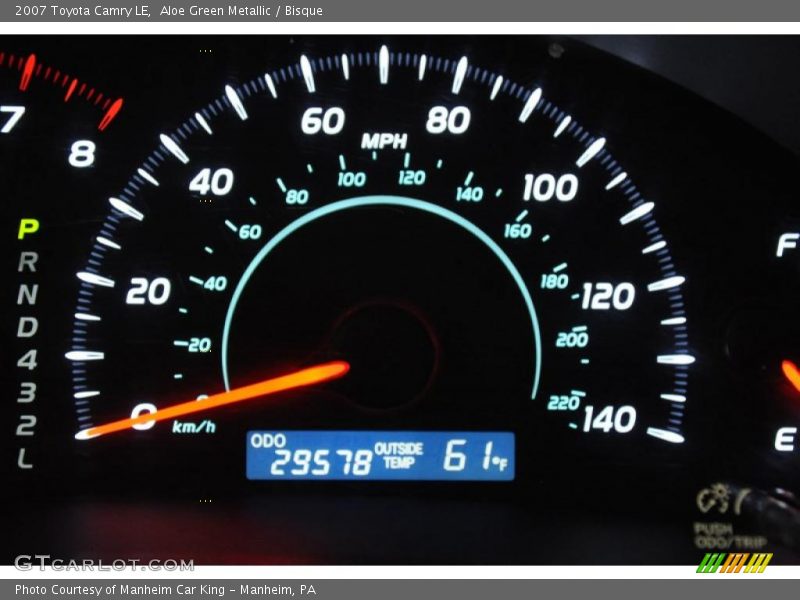 Aloe Green Metallic / Bisque 2007 Toyota Camry LE