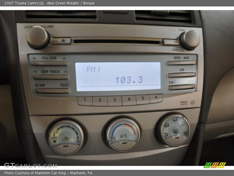 Aloe Green Metallic / Bisque 2007 Toyota Camry LE