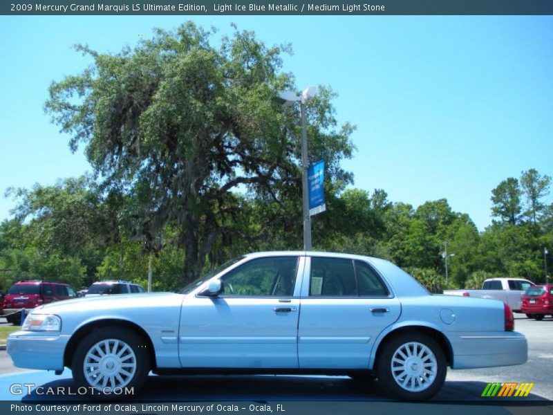 Light Ice Blue Metallic / Medium Light Stone 2009 Mercury Grand Marquis LS Ultimate Edition