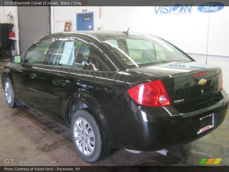 Black / Gray 2010 Chevrolet Cobalt LS Sedan