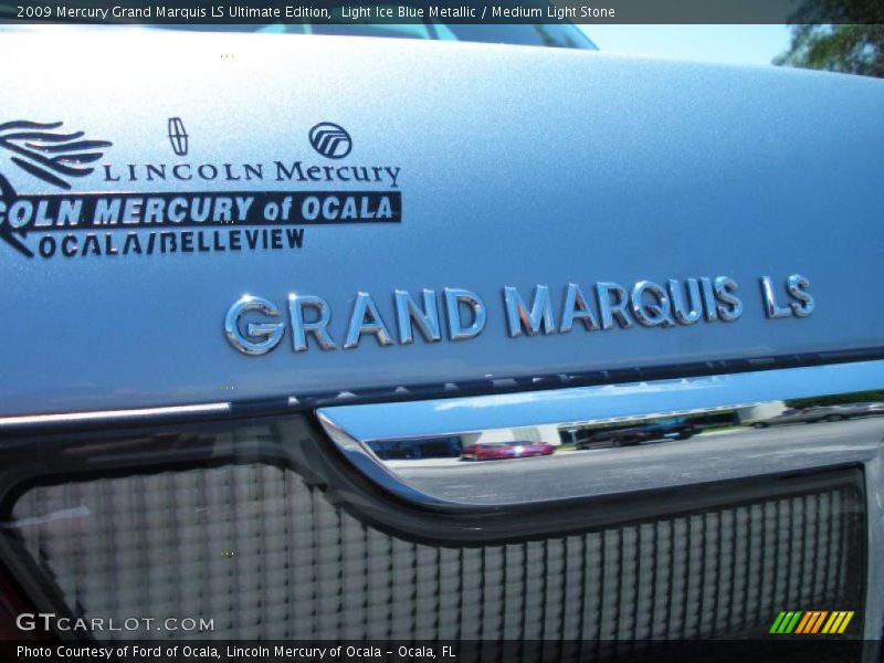 Light Ice Blue Metallic / Medium Light Stone 2009 Mercury Grand Marquis LS Ultimate Edition