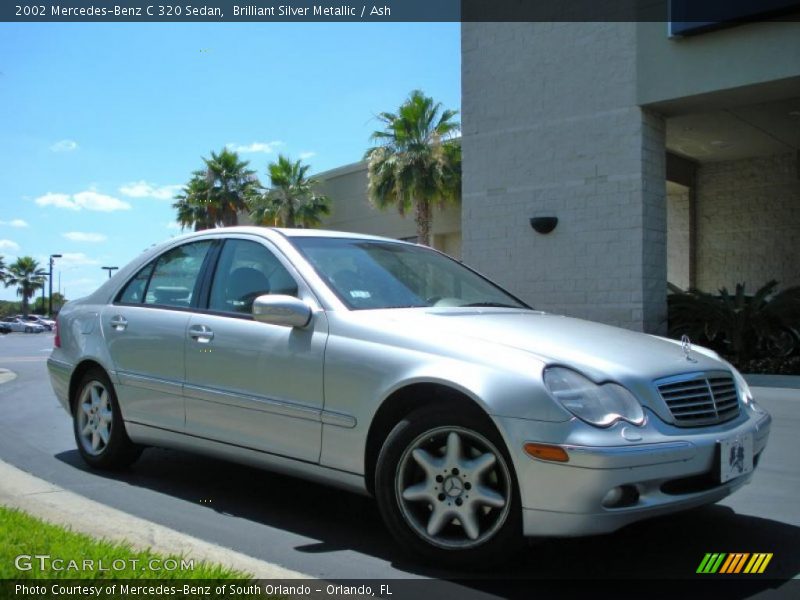 Brilliant Silver Metallic / Ash 2002 Mercedes-Benz C 320 Sedan
