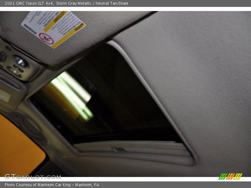Storm Gray Metallic / Neutral Tan/Shale 2001 GMC Yukon SLT 4x4