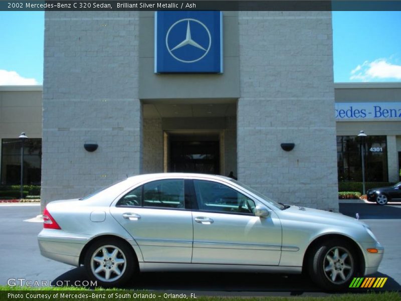Brilliant Silver Metallic / Ash 2002 Mercedes-Benz C 320 Sedan