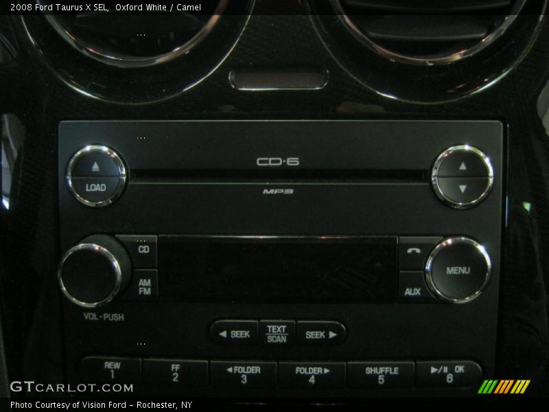 Oxford White / Camel 2008 Ford Taurus X SEL