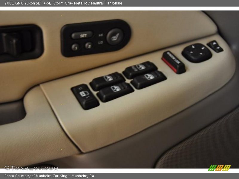 Storm Gray Metallic / Neutral Tan/Shale 2001 GMC Yukon SLT 4x4