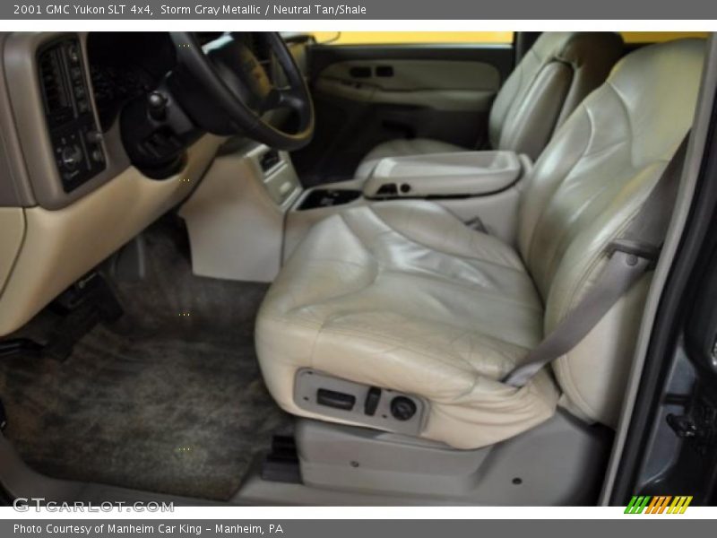 Storm Gray Metallic / Neutral Tan/Shale 2001 GMC Yukon SLT 4x4