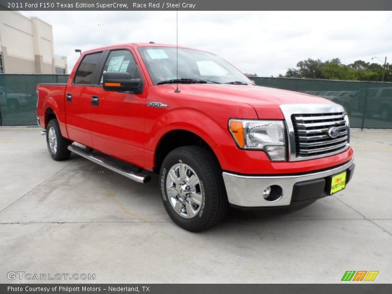 Race Red / Steel Gray 2011 Ford F150 Texas Edition SuperCrew