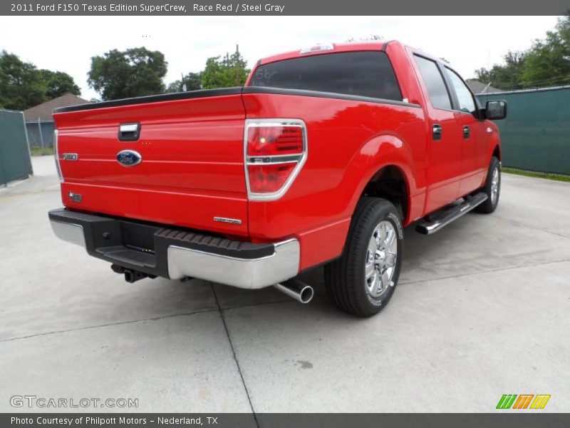 Race Red / Steel Gray 2011 Ford F150 Texas Edition SuperCrew