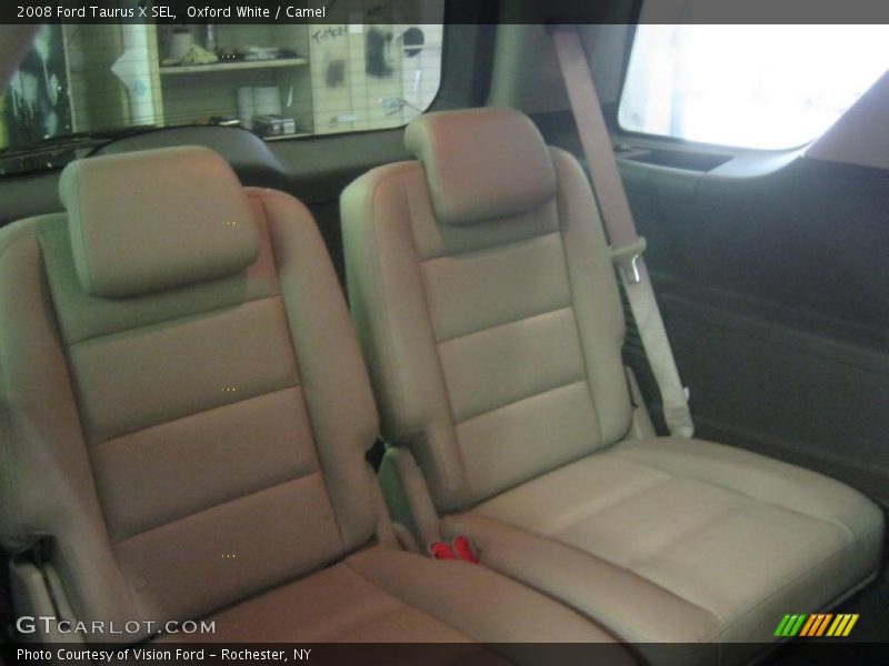 Oxford White / Camel 2008 Ford Taurus X SEL