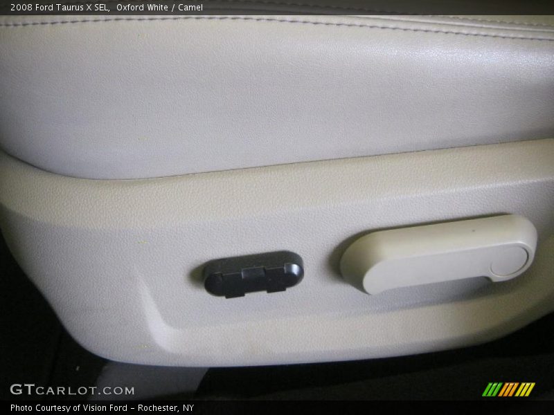 Oxford White / Camel 2008 Ford Taurus X SEL
