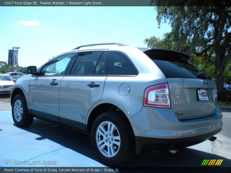 Pewter Metallic / Medium Light Stone 2007 Ford Edge SE