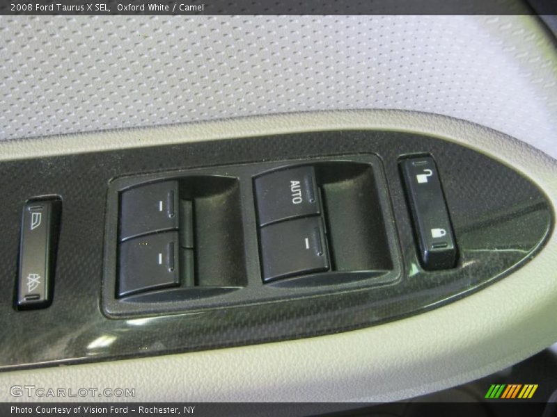Oxford White / Camel 2008 Ford Taurus X SEL
