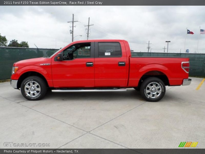 Race Red / Steel Gray 2011 Ford F150 Texas Edition SuperCrew