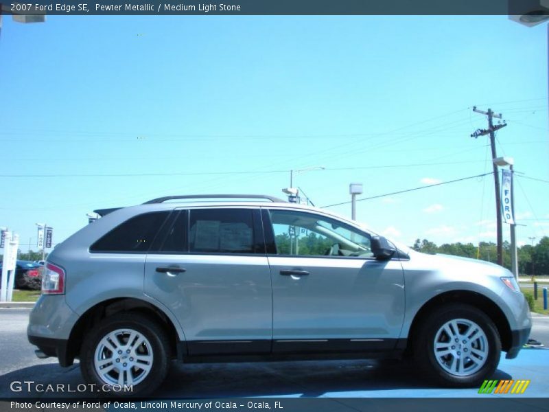 Pewter Metallic / Medium Light Stone 2007 Ford Edge SE