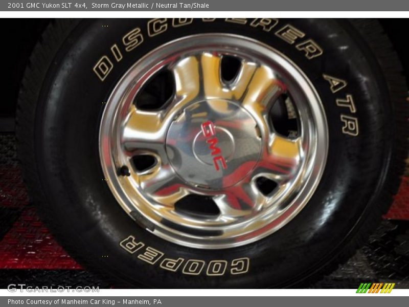 Storm Gray Metallic / Neutral Tan/Shale 2001 GMC Yukon SLT 4x4