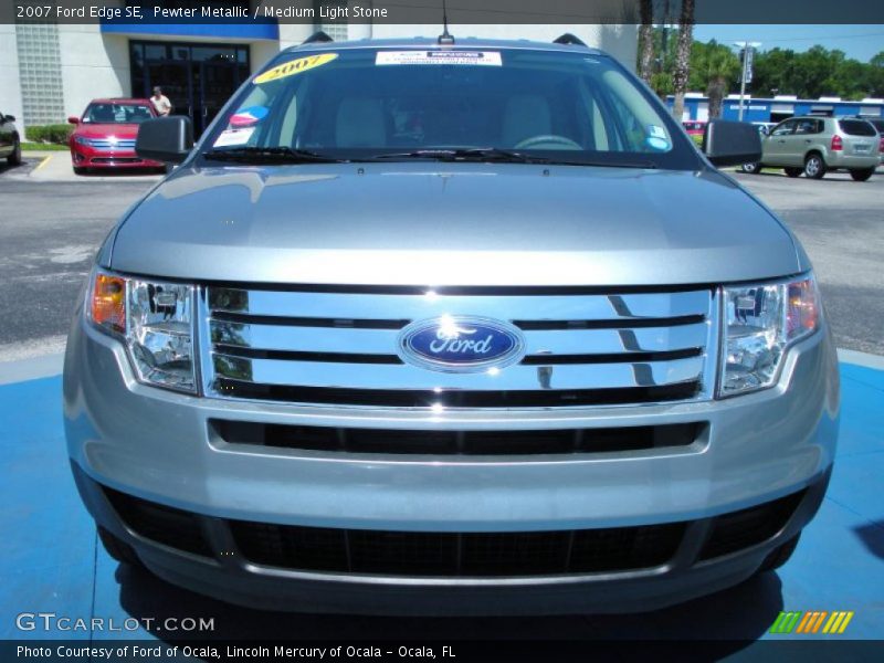 Pewter Metallic / Medium Light Stone 2007 Ford Edge SE