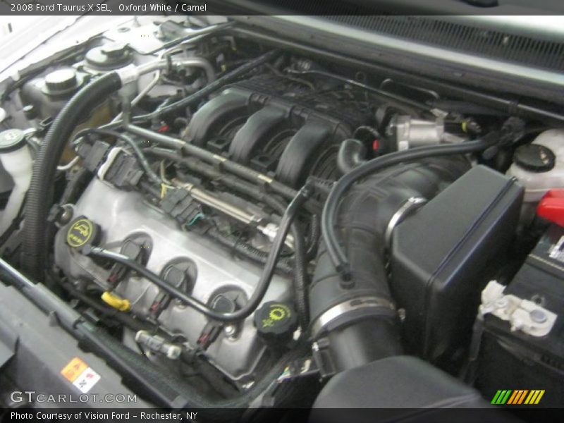 Oxford White / Camel 2008 Ford Taurus X SEL