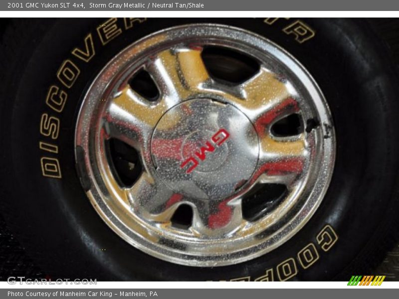 Storm Gray Metallic / Neutral Tan/Shale 2001 GMC Yukon SLT 4x4