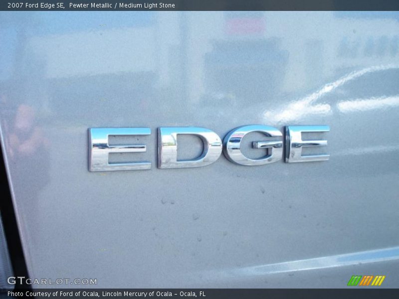 Pewter Metallic / Medium Light Stone 2007 Ford Edge SE