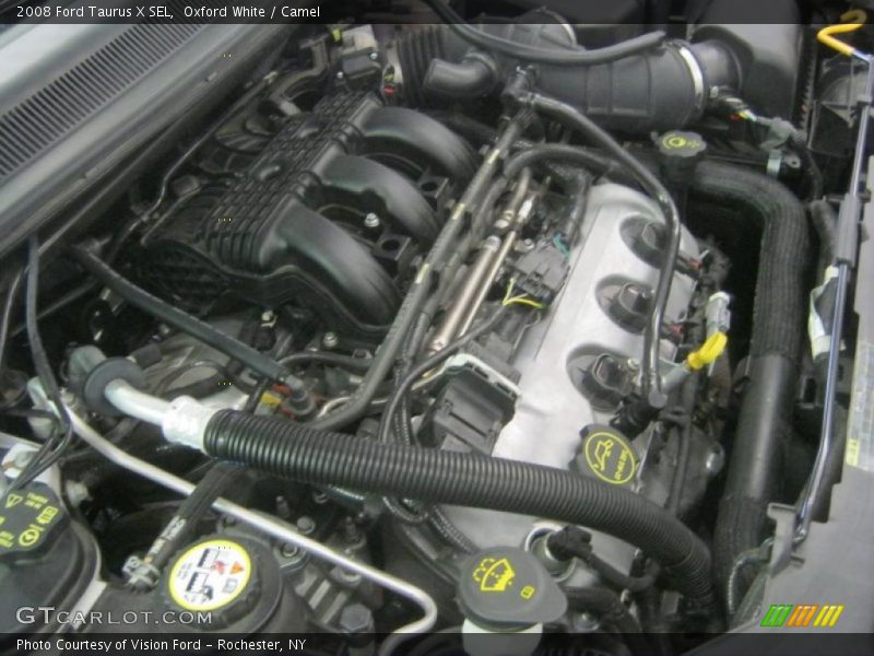 Oxford White / Camel 2008 Ford Taurus X SEL