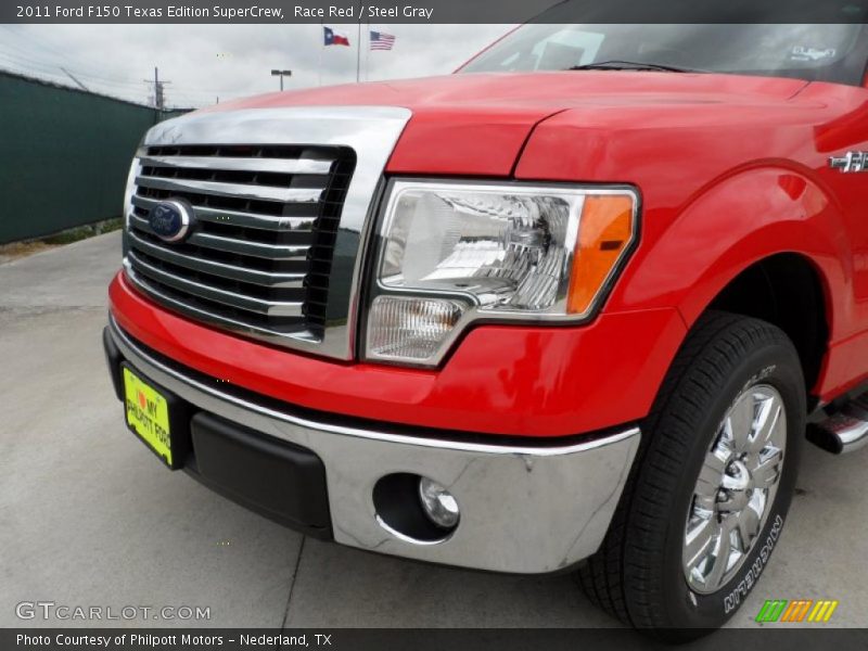Race Red / Steel Gray 2011 Ford F150 Texas Edition SuperCrew