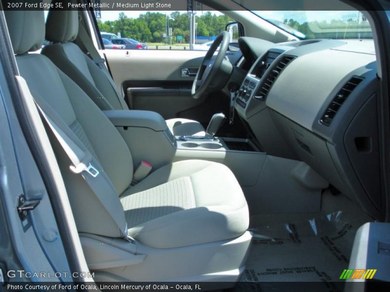 Pewter Metallic / Medium Light Stone 2007 Ford Edge SE