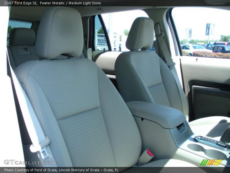 Pewter Metallic / Medium Light Stone 2007 Ford Edge SE
