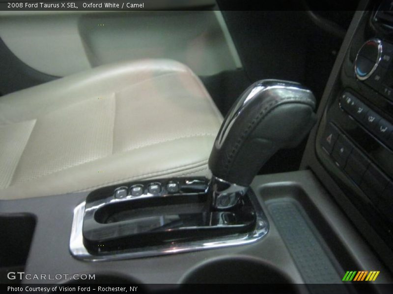 Oxford White / Camel 2008 Ford Taurus X SEL