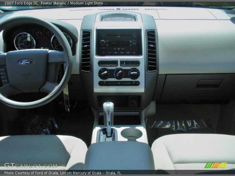 Pewter Metallic / Medium Light Stone 2007 Ford Edge SE