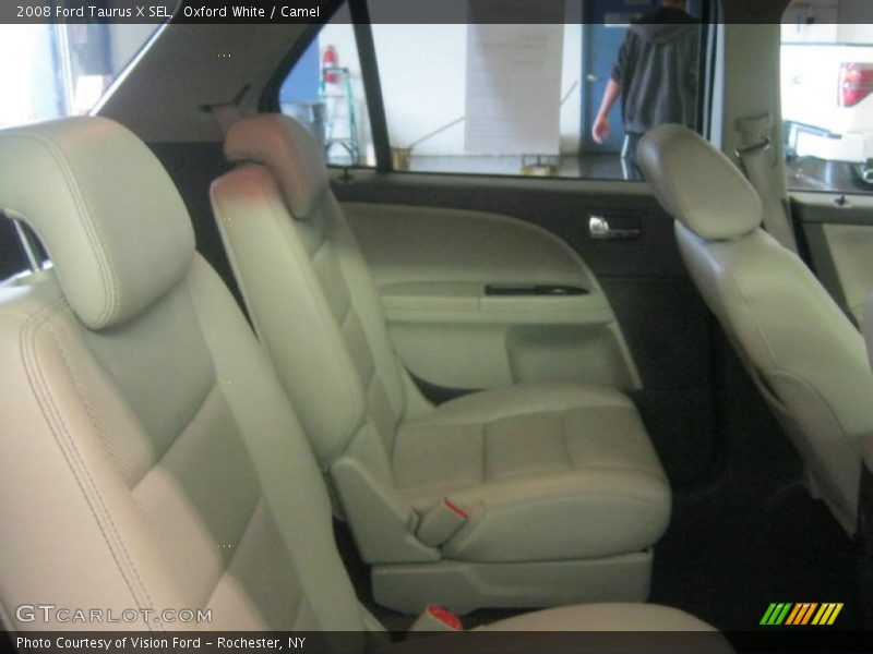 Oxford White / Camel 2008 Ford Taurus X SEL