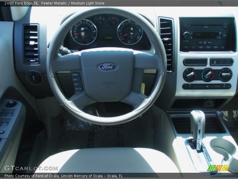 Pewter Metallic / Medium Light Stone 2007 Ford Edge SE