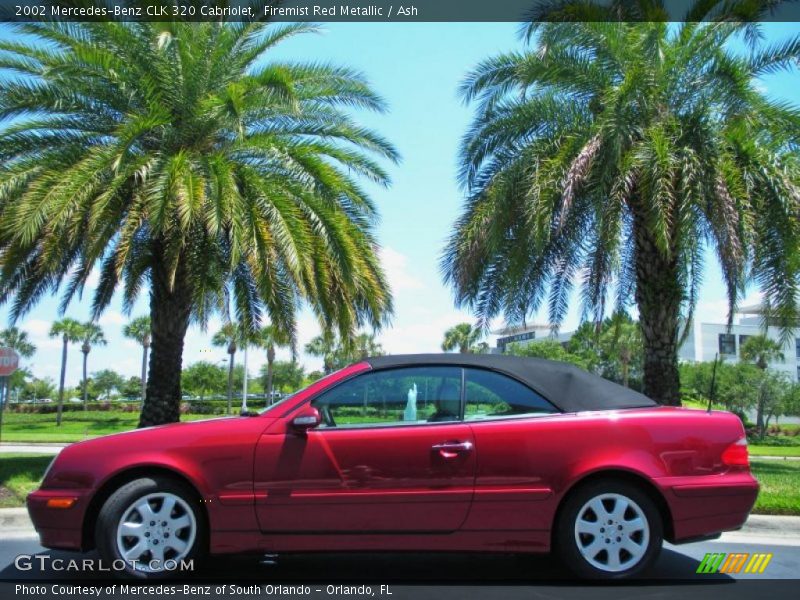  2002 CLK 320 Cabriolet Firemist Red Metallic