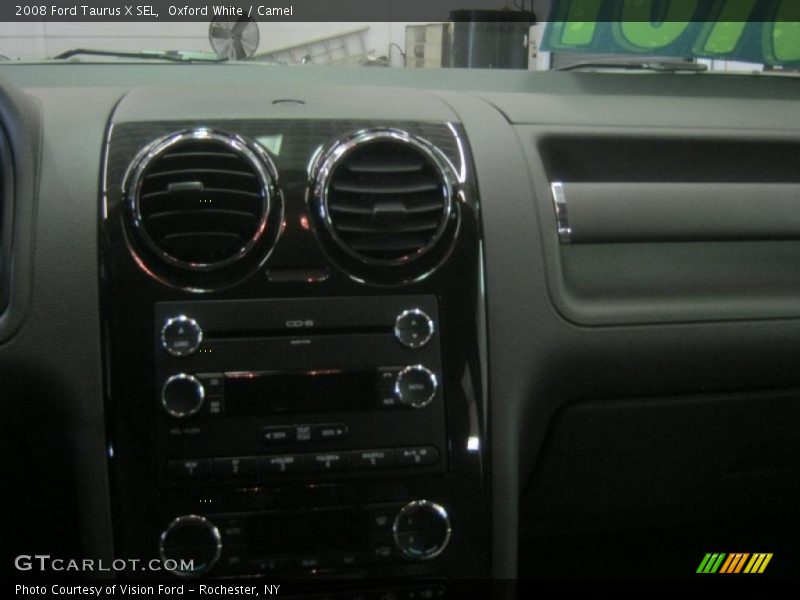 Oxford White / Camel 2008 Ford Taurus X SEL