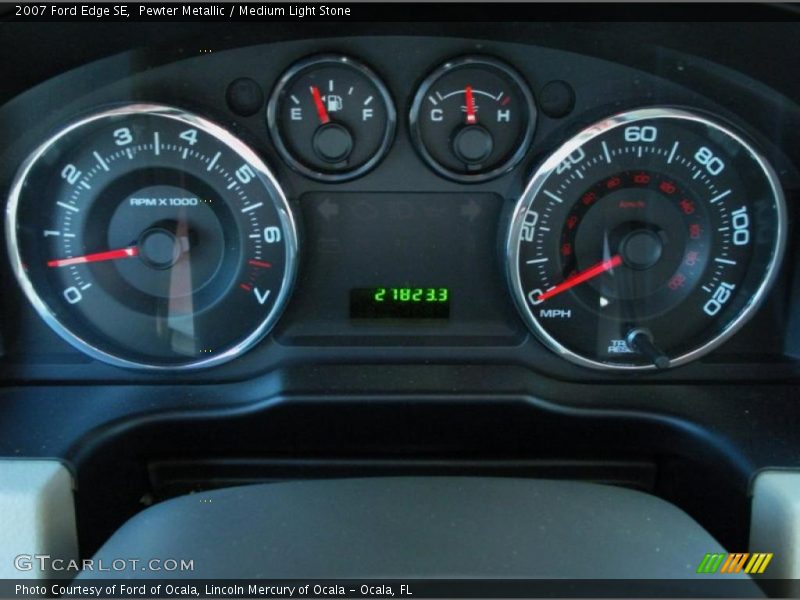 Pewter Metallic / Medium Light Stone 2007 Ford Edge SE